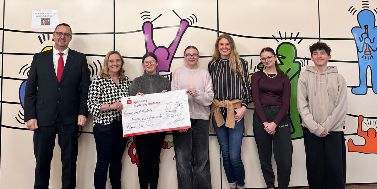 Sparkasse Niederbayern-Mitte spendet 500,- Euro